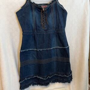 Vintage Me and You Size 3X 100% cotton princess neck spaghetti straps lace up